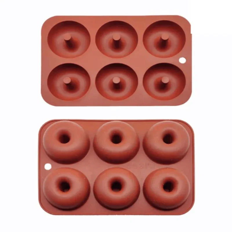 3d silicone 6 donut maker mold - Prozone