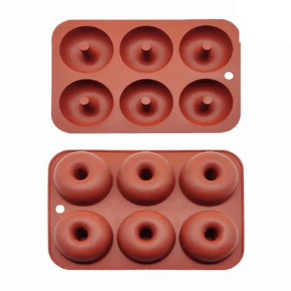 3d silicone 6 donut maker mold - Prozone