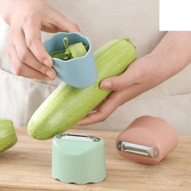 Anti splash fruit and vegetable peeler - Prozone