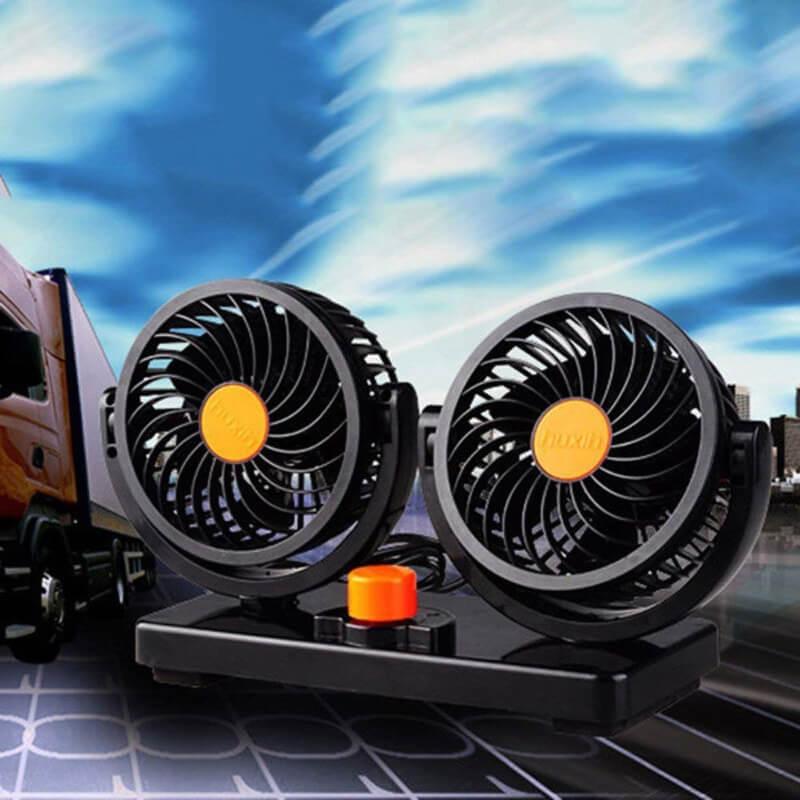 Dual head electric car fan - Prozone