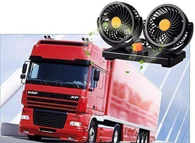 Dual head electric car fan - Prozone