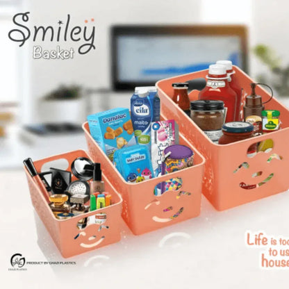 Smiley home or toys storage basket - Prozone