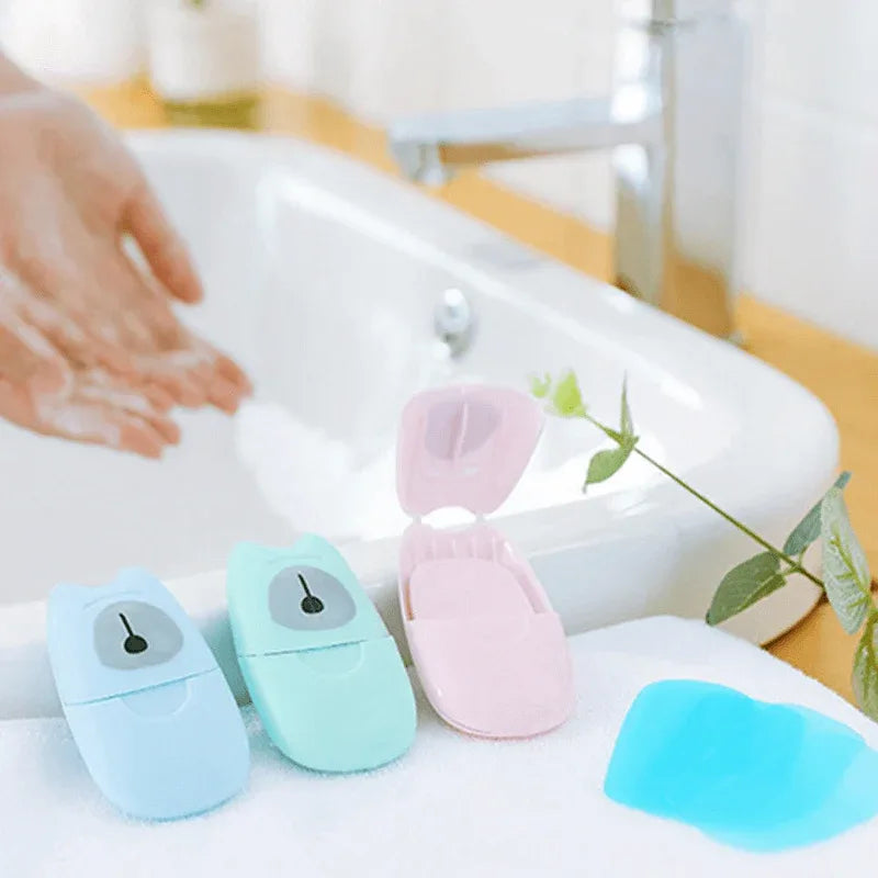 2 pcs portable paper soap disposable hand wash - Prozone