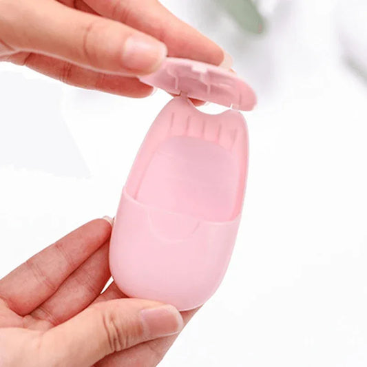 2 pcs portable paper soap disposable hand wash - Prozone