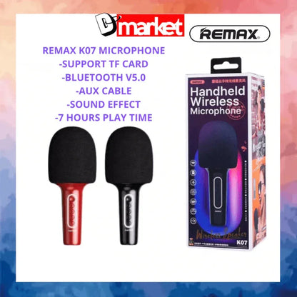 Remax k07 handheld wireless microphone mogoo series - Prozone
