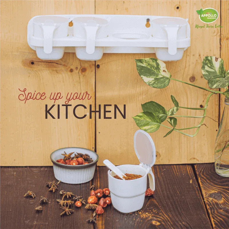 4 in 1 beautiful spice rack wall hanging - Prozone