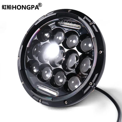 Universal 7 inch 75w 13 led round projector headlight - Prozone