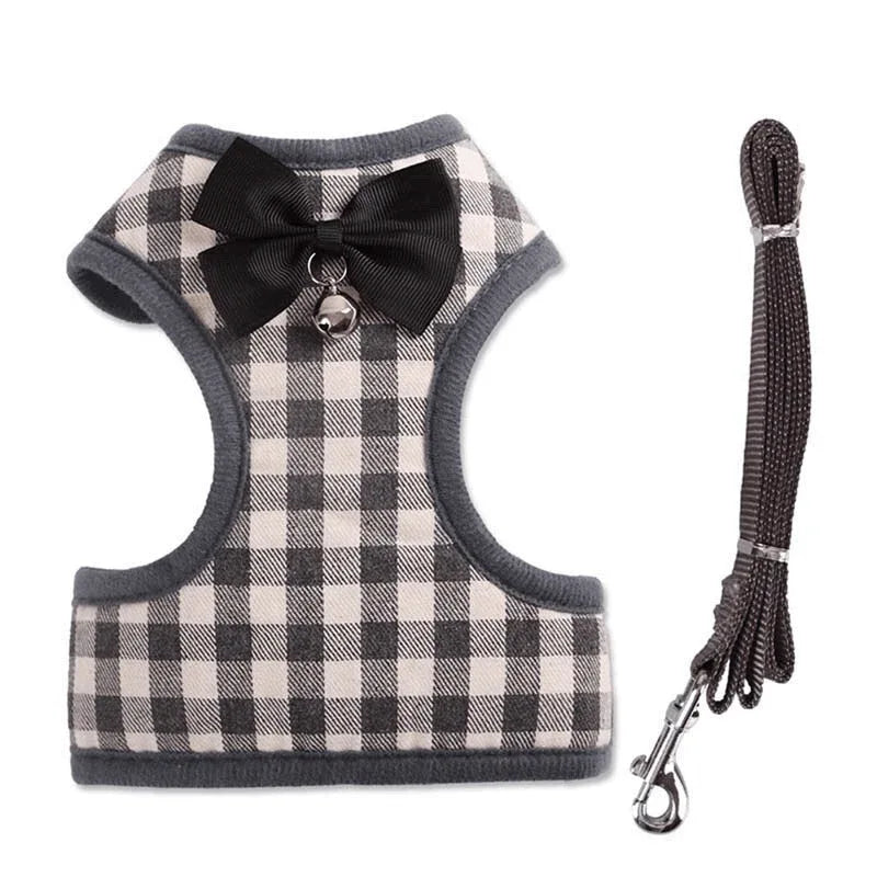 Soft harness + leash reflective vest for dogs - Prozone