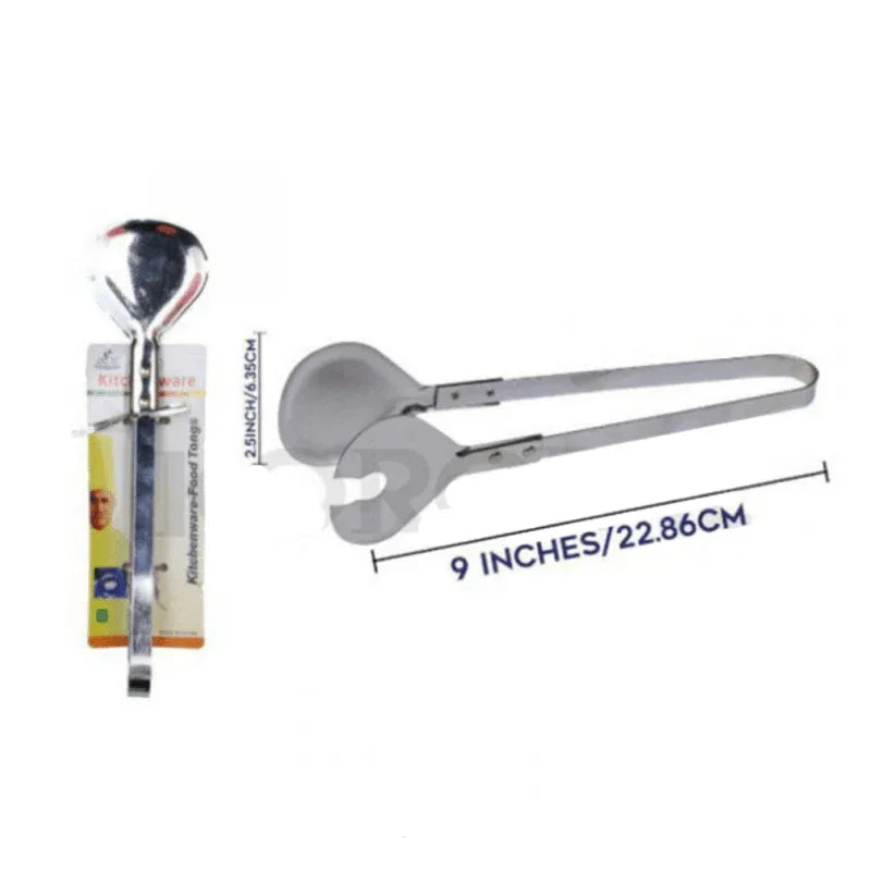 Stainless steel food serving tongs - Prozone