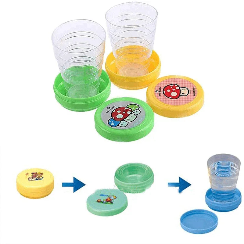 2 pcs collapsible magic cup mug glass - Prozone
