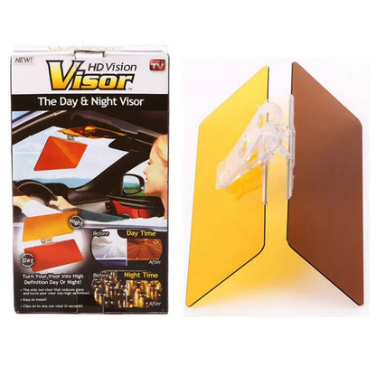 2 in 1 car anti-glare mirror sun visor mirror day and night - Prozone