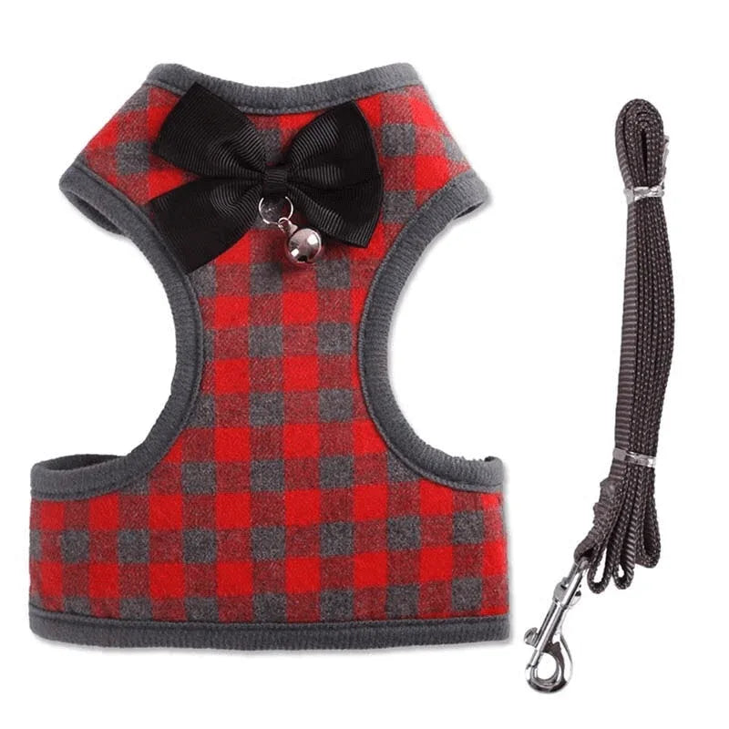 Soft harness + leash reflective vest for dogs - Prozone