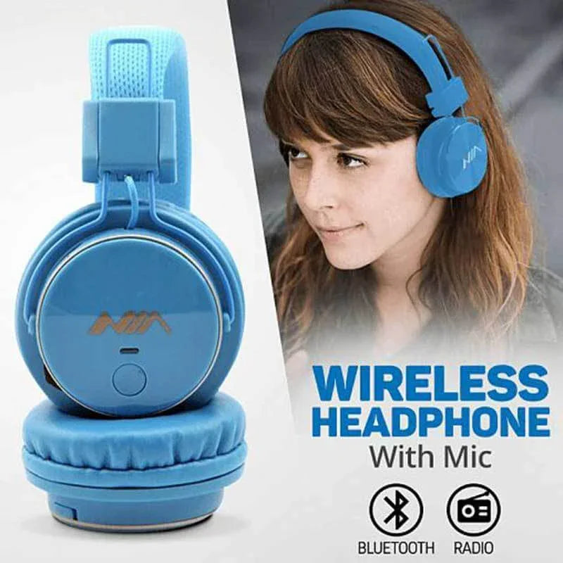 Nia q8 wireless bluetooth headphones with mic - Prozone