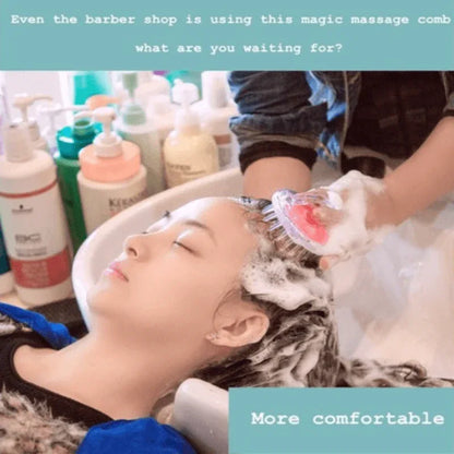 Soft silicone hair brush anti hair loss - Prozone