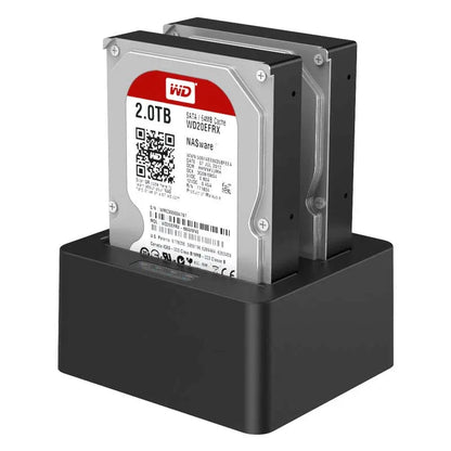 Dual bay usb 3.0 1 to 1 clone hdd docking station - Prozone