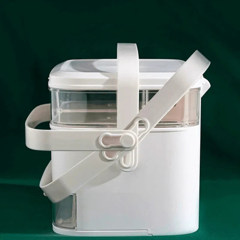 Drawer type led mirror cosmetic storage box - Prozone