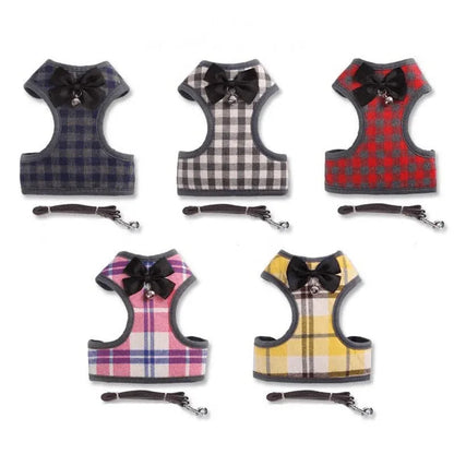 Soft harness + leash reflective vest for dogs - Prozone