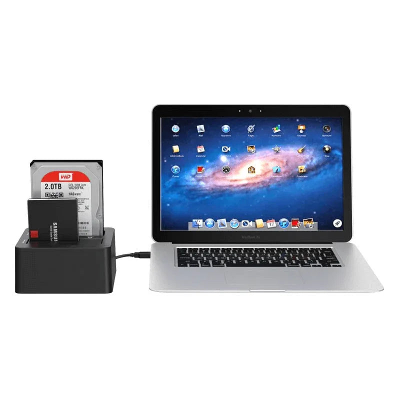 Dual bay usb 3.0 1 to 1 clone hdd docking station - Prozone