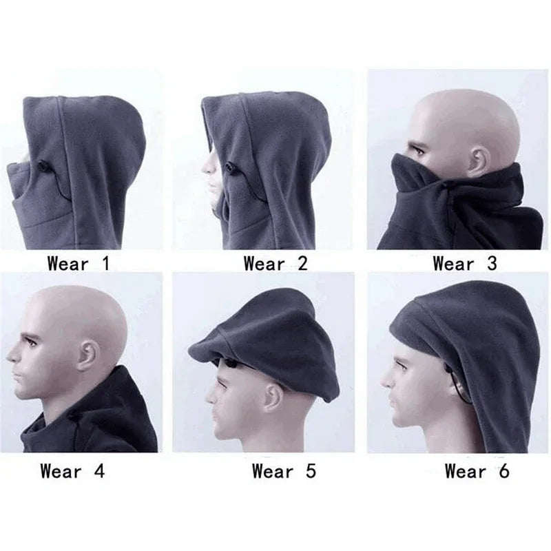 Pack of 2 pcs balaclava hat neck warmer face mask cap - Prozone