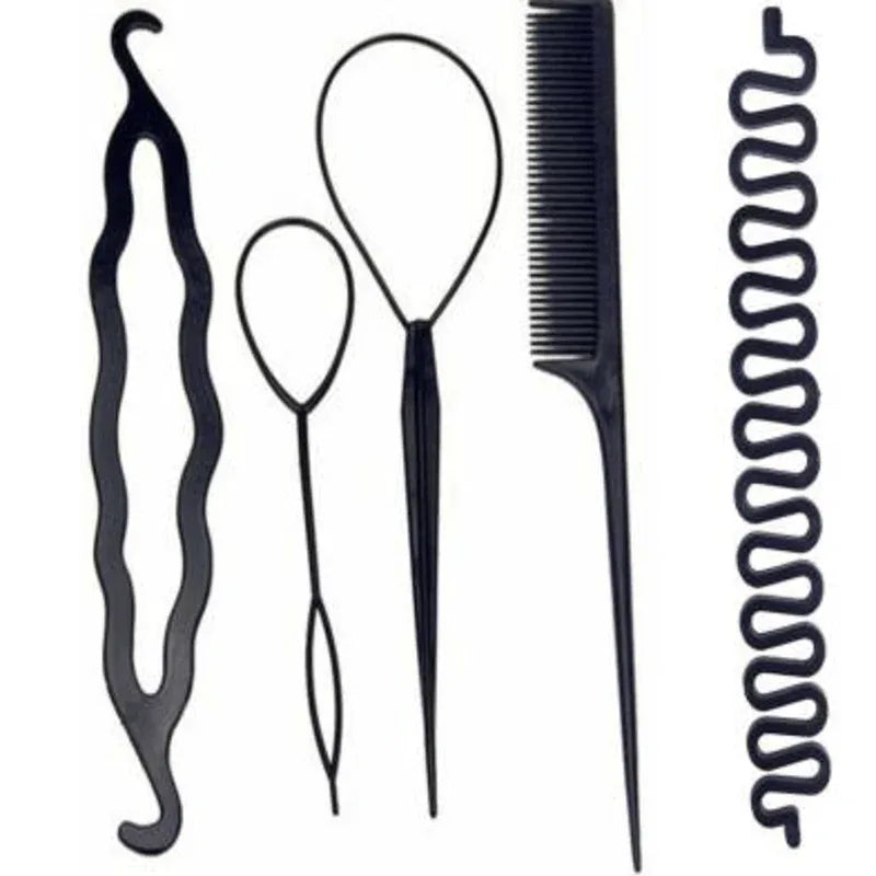 5 pcs diy hairstyling clip tool set - Prozone