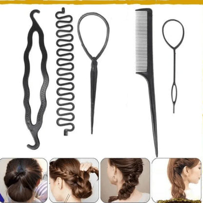 5 pcs diy hairstyling clip tool set - Prozone