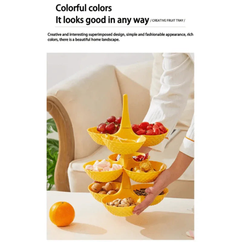 Multi layer snack tray fruit basket - Prozone