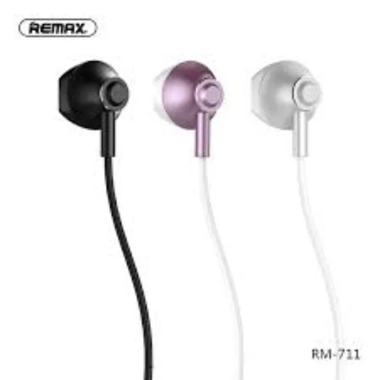 Remax wired earphone for calls & music rm-711 - Prozone