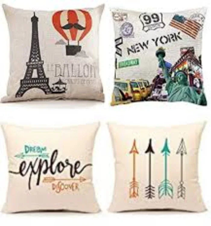 Cushion cover travel theme - Prozone