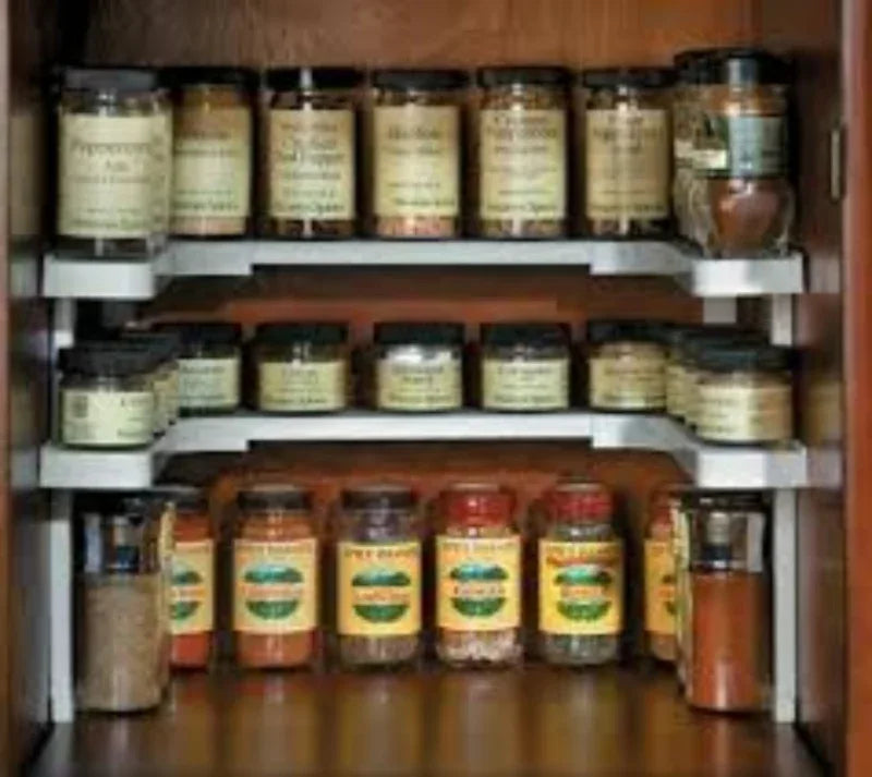 Invisible spicy jar shelf adhesive spice organizer for kitchen - Prozone