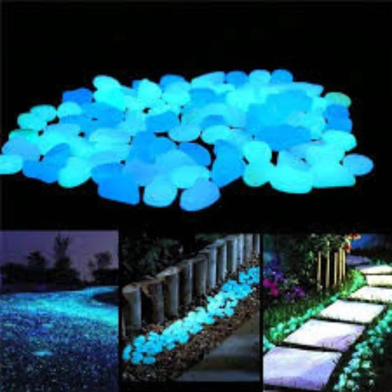 Glow in the dark stones pebbles aquarium - Prozone