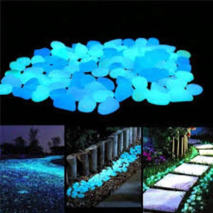 Glow in the dark stones pebbles aquarium - Prozone