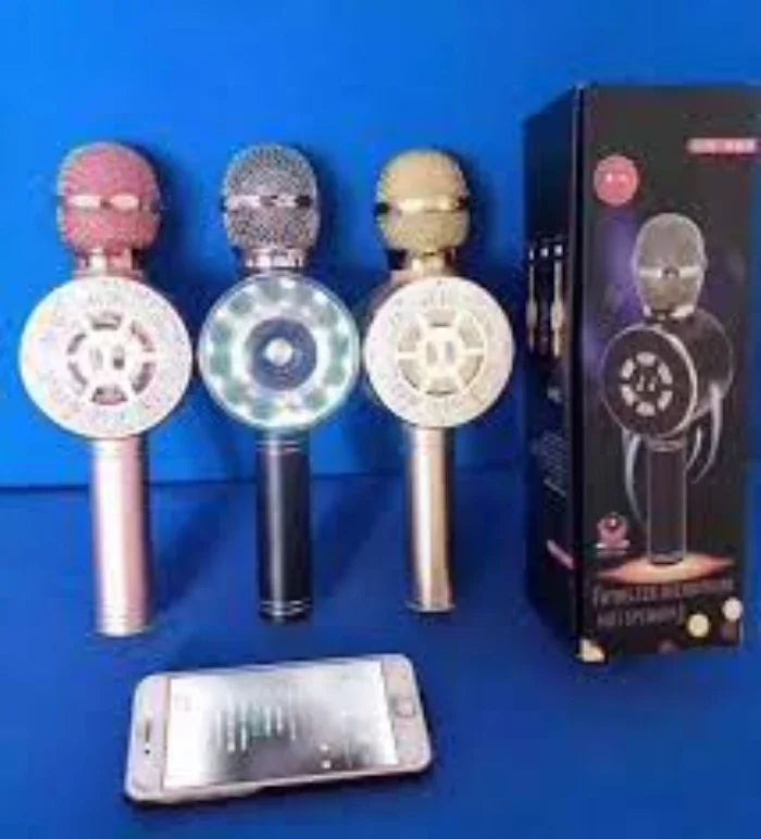 Ws-668 usb speaker player ktv singing microphone bluetooth mic - Prozone