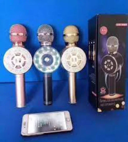 Ws-668 usb speaker player ktv singing microphone bluetooth mic - Prozone