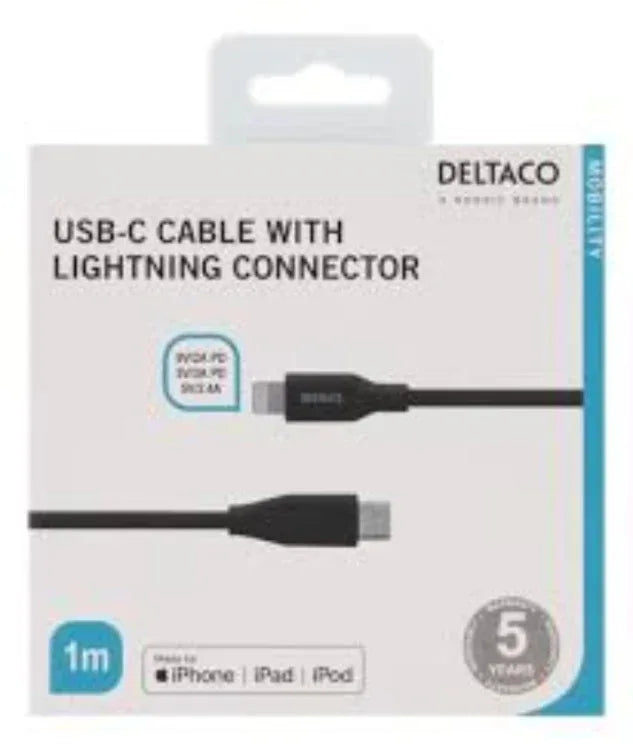 Black 2.4 a yesido ca30 type c lightning data cable - Prozone