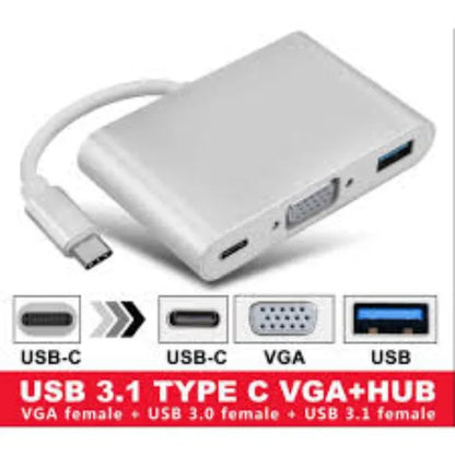 Type c 3.1 to vga+otg c+usb 3.0 - Prozone