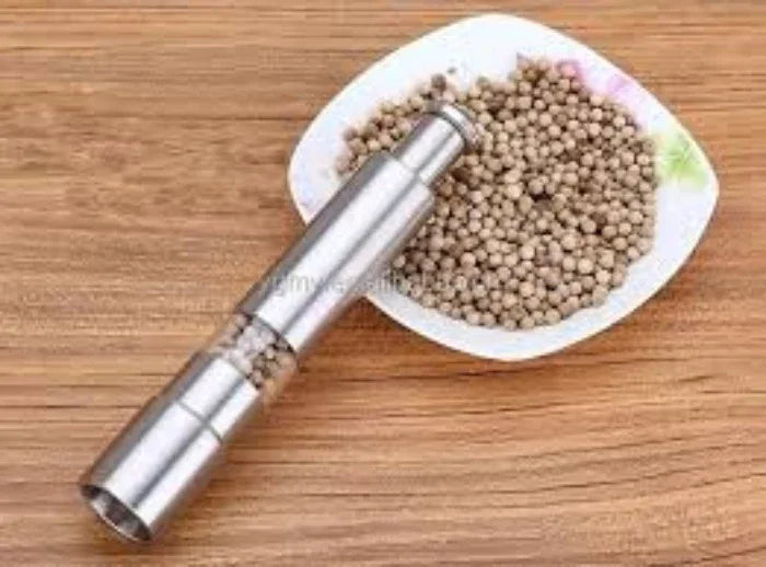 Stainless steel hand black pepper grinder mill book - Prozone