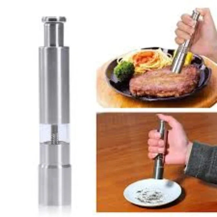 Stainless steel hand black pepper grinder mill book - Prozone