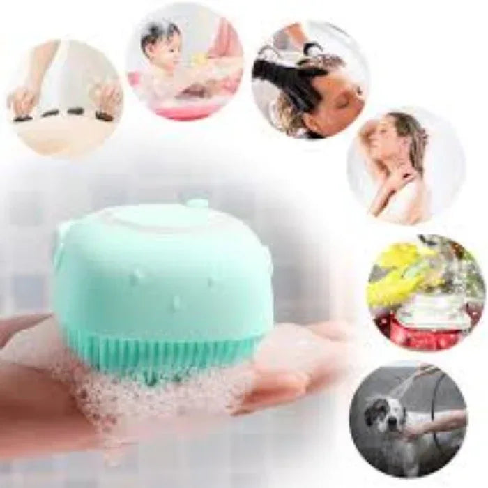 Silicone massage bath brush liquid soap dispenser - Prozone
