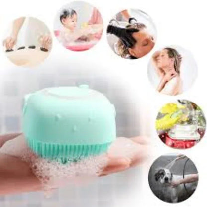 Silicone massage bath brush liquid soap dispenser - Prozone