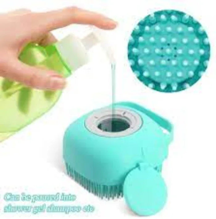 Silicone massage bath brush liquid soap dispenser - Prozone