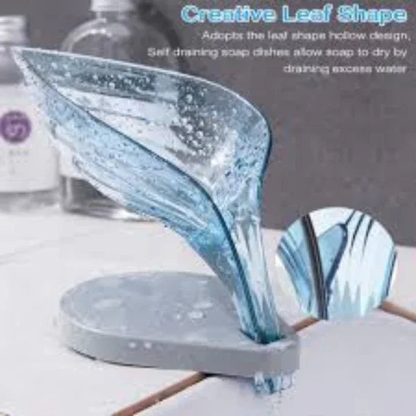 Leaf shaped hollow soap storage holder - Prozone