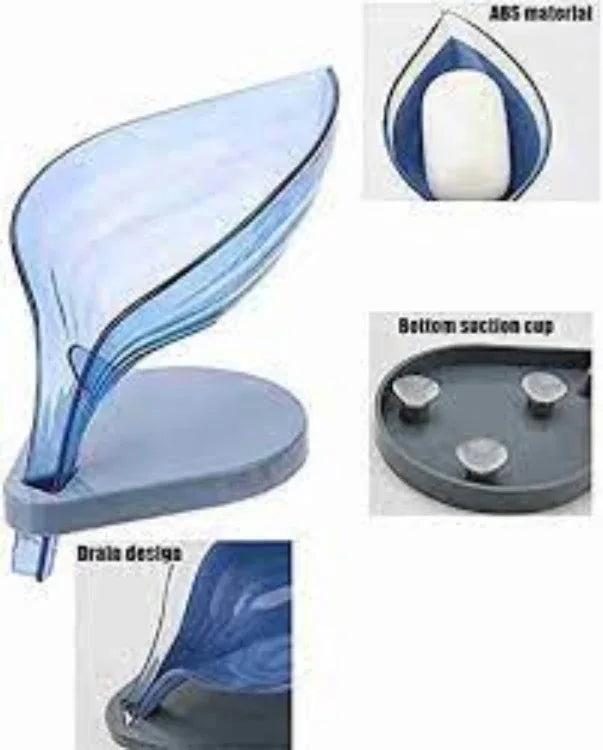Leaf shaped hollow soap storage holder - Prozone