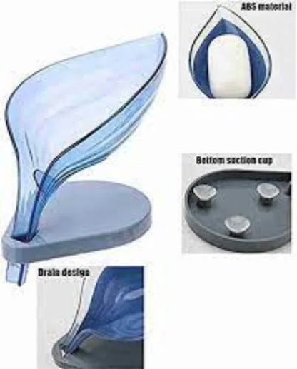 Leaf shaped hollow soap storage holder - Prozone