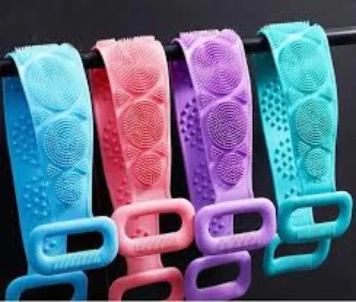 Silicone massage scrubber skin cleansing belt - Prozone