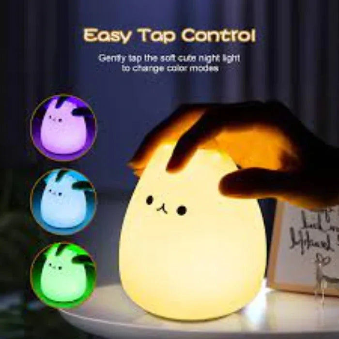 Cute rabbit silicone led night light - Prozone