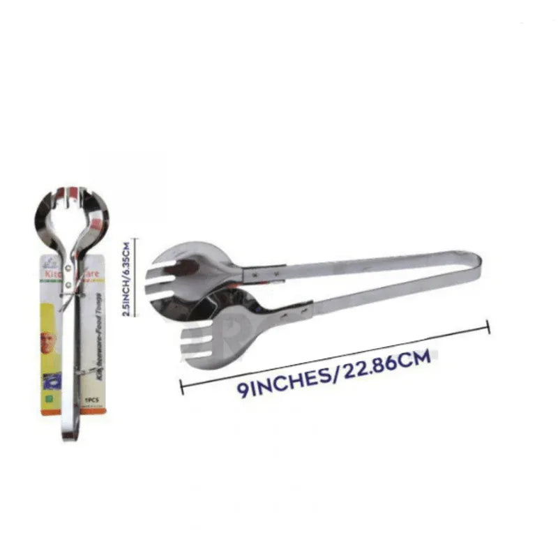 Stainless steel kitchen serving tongs - Prozone
