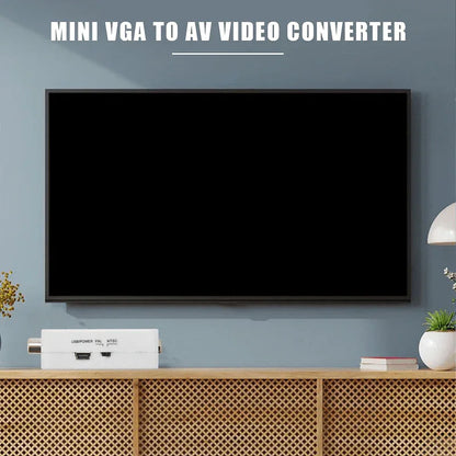 Full hd 1080p vga to av converter plug and play - Prozone