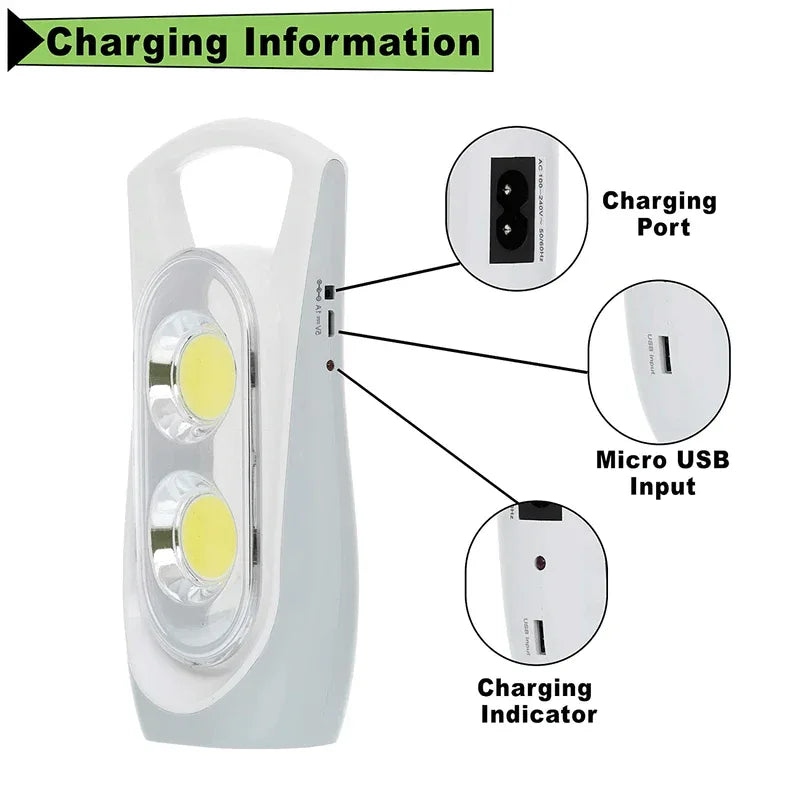 Dp 7156 rechargeable led light - Prozone