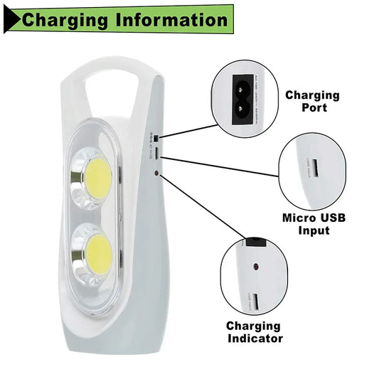 Dp 7156 rechargeable led light - Prozone