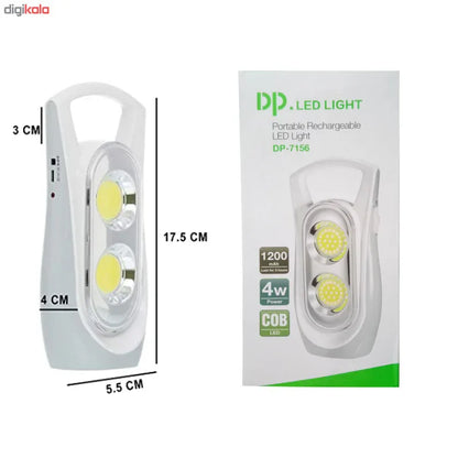 Dp 7156 rechargeable led light - Prozone